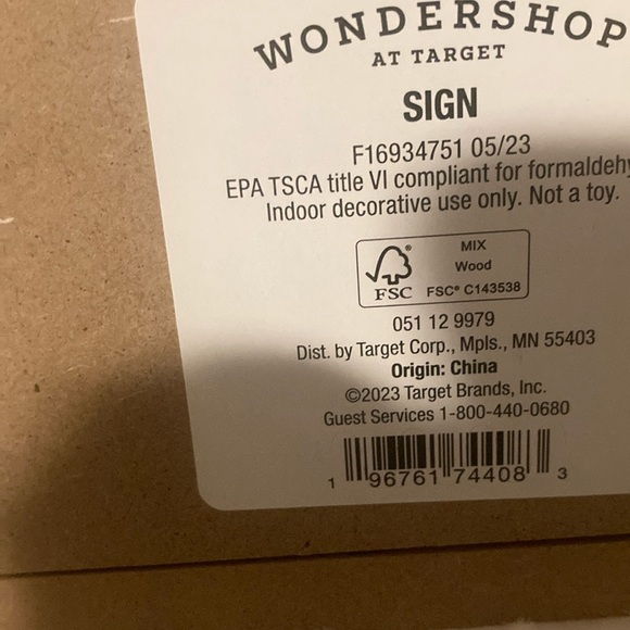 Target Wondershop 2023 Cup Of Cheer Sign - Picture 5 of 7